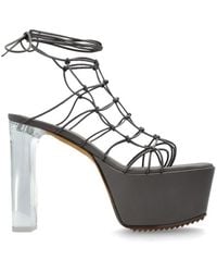 Rick Owens - Hollywood Runway Web Platform Sandals - Lyst