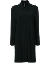 Norma Kamali - Collared Open-Front Coat - Lyst