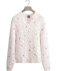 Dior - Sweater With Floral Embroidery - Lyst