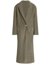 Alberta Ferretti - Single-Breasted Coat - Lyst