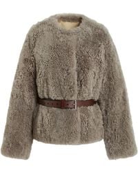 P.A.R.O.S.H. - Long-Sleeved Belted Jacket - Lyst