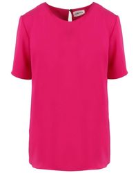 P.A.R.O.S.H. - Short-Sleeve Blouse - Lyst