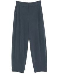 Brunello Cucinelli - Smooth French Terry Pleated Track Trousers - Lyst