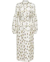 Gabriela Hearst - Mauri Printed Silk Twill Maxi Dress - Lyst