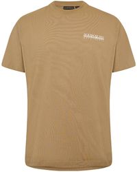 Napapijri - Logo Crew Neck T-Shirt - Lyst
