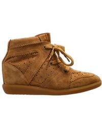 Isabel Marant - Bobby Lace-Up Wedge Sneakers - Lyst