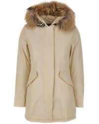 Woolrich - Arctic Raccoon Hooded Parka Coat - Lyst