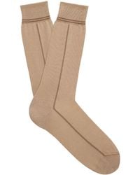 ZEGNA - Cotton Blend Socks - Lyst