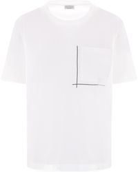 Brunello Cucinelli - Embellished Crewneck T-Shirt - Lyst