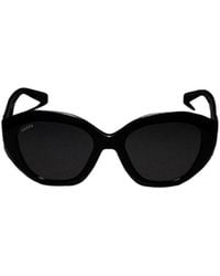 Gucci - Geometric-Frame Sunglasses - Lyst