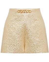 Valentino - Vlogo Chain Tailored Shorts - Lyst