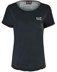 EA7 - Printed Short-Sleeved T-Shirt - Lyst