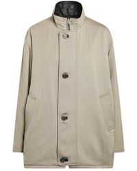 AURALEE - High-Neck Zip-Up Jacket - Lyst