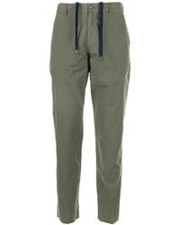 Aspesi - Straight-Leg Drawstring Chino Trousers - Lyst