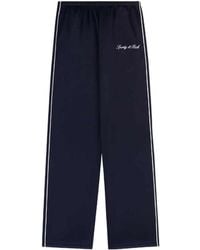 Sporty & Rich - Straight-Leg Casual Trousers - Lyst