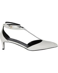 KHAITE - Leather Low Heel Sandal - Lyst