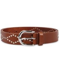 Isabel Marant - Liliana Studded Leather Belt - Lyst