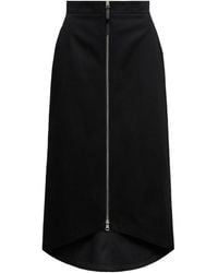 Moncler - X Ee72 By Edward Enninful Cotton Gabardine Midi Skirt - Lyst