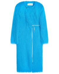 Dries Van Noten - Fringed V-Neck Coat - Lyst