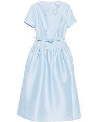Self-Portrait - Double-Breasted Midi Dress - Lyst