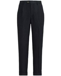 Brunello Cucinelli - Garment-Dyed Trousers - Lyst