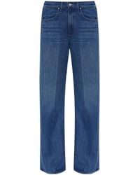 Mother - The Mid Rise Lasso Wide-Leg Jeans - Lyst