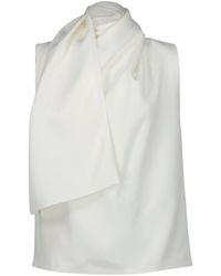KHAITE - Wrap Detailed Sleeveless Top - Lyst