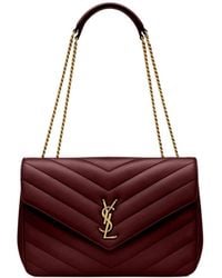 Saint Laurent - Loulou Foldover Top Large Shoulder Bag - Lyst