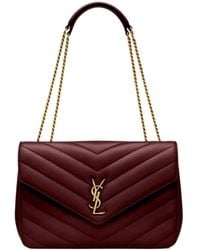 Saint Laurent - Loulou Foldover Top Large Shoulder Bag - Lyst