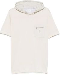 Eleventy - Logo-Embroidered T-Shirt - Lyst
