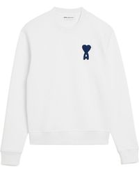 Ami Paris - Ami De Coeur Heart-Patch Sweatshirt - Lyst