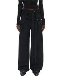 Ann Demeulemeester - Jilleke High Comfort Double Belted Trousers - Lyst