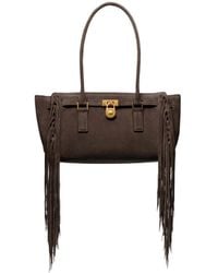 Michael Kors - Michael Hamilton Moderne Small Fringed Satchel Bag - Lyst