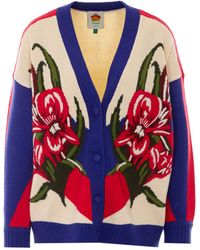 FARM Rio - Long-Sleeve Knit Cardigan - Lyst