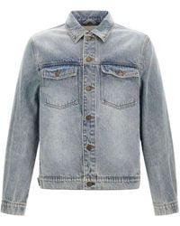 Entire studios - Vintage Wash Denim Jacket - Lyst