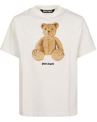 Palm Angels - Bear Printed Crewneck T-Shirt - Lyst