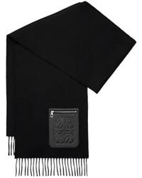 Loewe - Anagram Embossed Zipped Scarf - Lyst