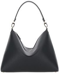 TOTEME - Totême Medium Bevel Grained-Leather Bag - Lyst