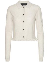 ROTATE BIRGER CHRISTENSEN - Ruffled-Hem Cardigan - Lyst