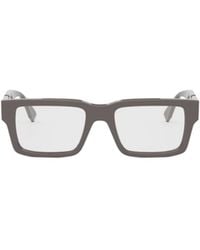 Fendi - Eyewear Rectangle Frame Glasses - Lyst