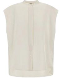 Herno - Flap-Sleeve Shirt - Lyst
