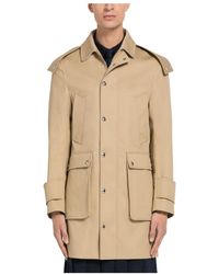 Thom Browne - Rwb-Stripe Parka Coat - Lyst