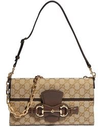 Gucci - Horsebit Ristretto Medium Shoulder Bag - Lyst