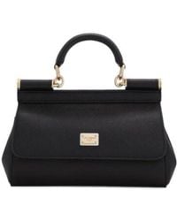 Dolce & Gabbana - Sicily Logo Plaque Small Tote Bag - Lyst