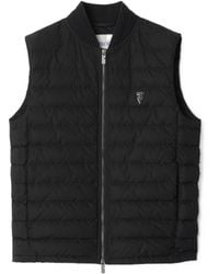 Burberry - Quilted Zip-Up Down Vest - Lyst