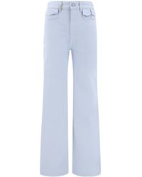 Chloé - Chloé High-Waisted Flared Jeans - Lyst