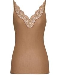 Saint Laurent - Sleeveless Tops - Lyst