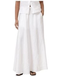 Closed - Maxi Skirt Made Of Linen - Lyst