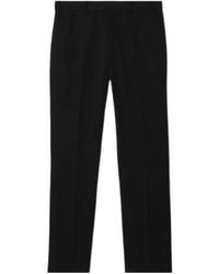 Burberry - Tailored Straight Leg Pants - Lyst