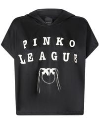 Pinko - Logo-Print T-Shirt - Lyst